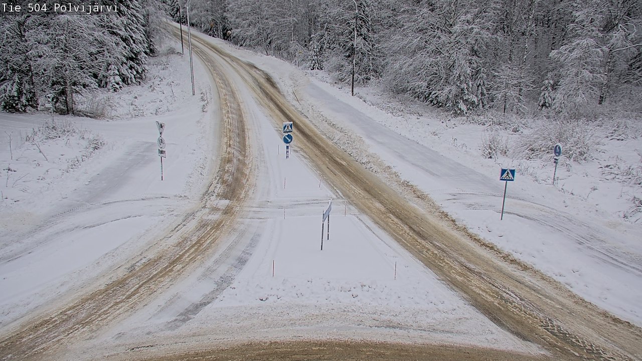 Kelikamerat Kuva Tie 504 Polvijärvi, Polvijärvi, Pohjois-Karjala
