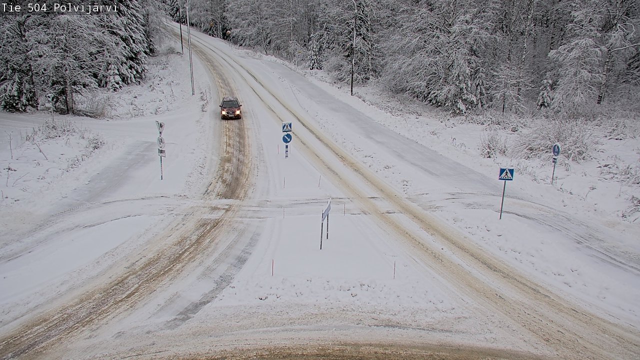 Kelikamerat Kuva Tie 504 Polvijärvi, Polvijärvi, Pohjois-Karjala