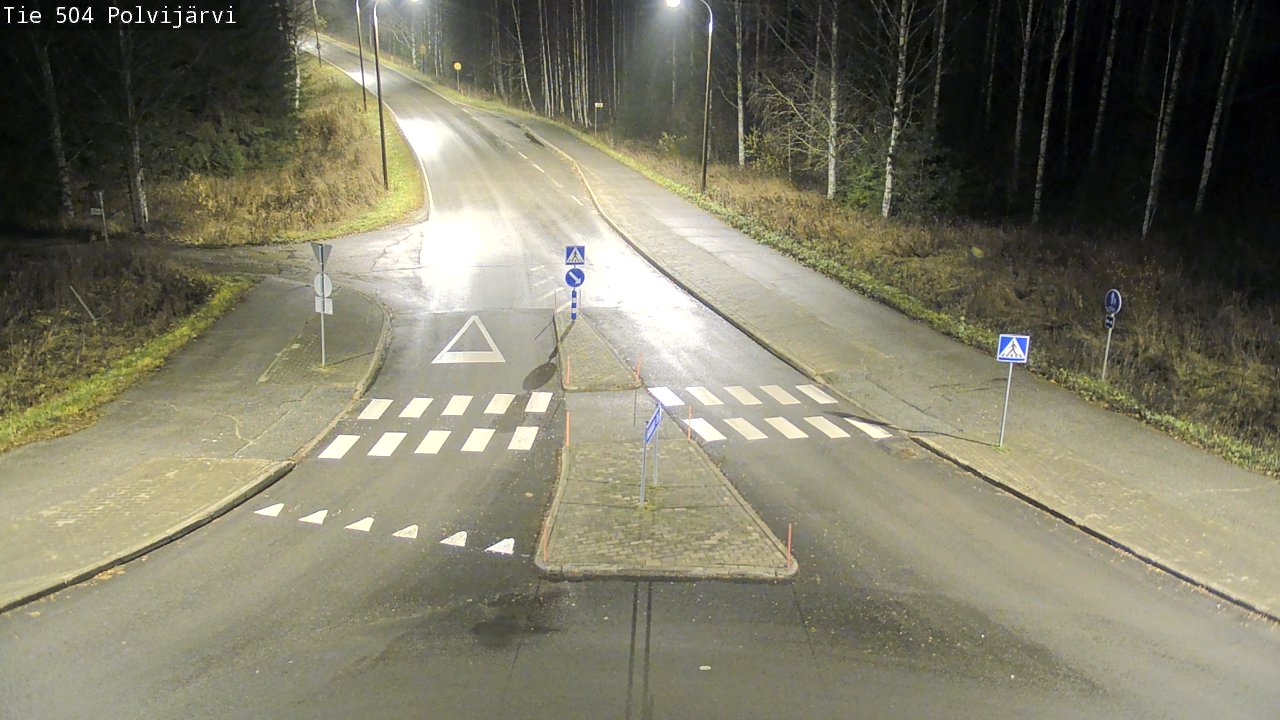 Kelikamerat Kuva Tie 504 Polvijärvi, Polvijärvi, Pohjois-Karjala