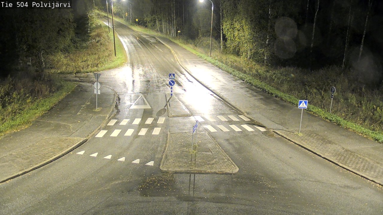 Kelikamerat Kuva Tie 504 Polvijärvi, Polvijärvi, Pohjois-Karjala