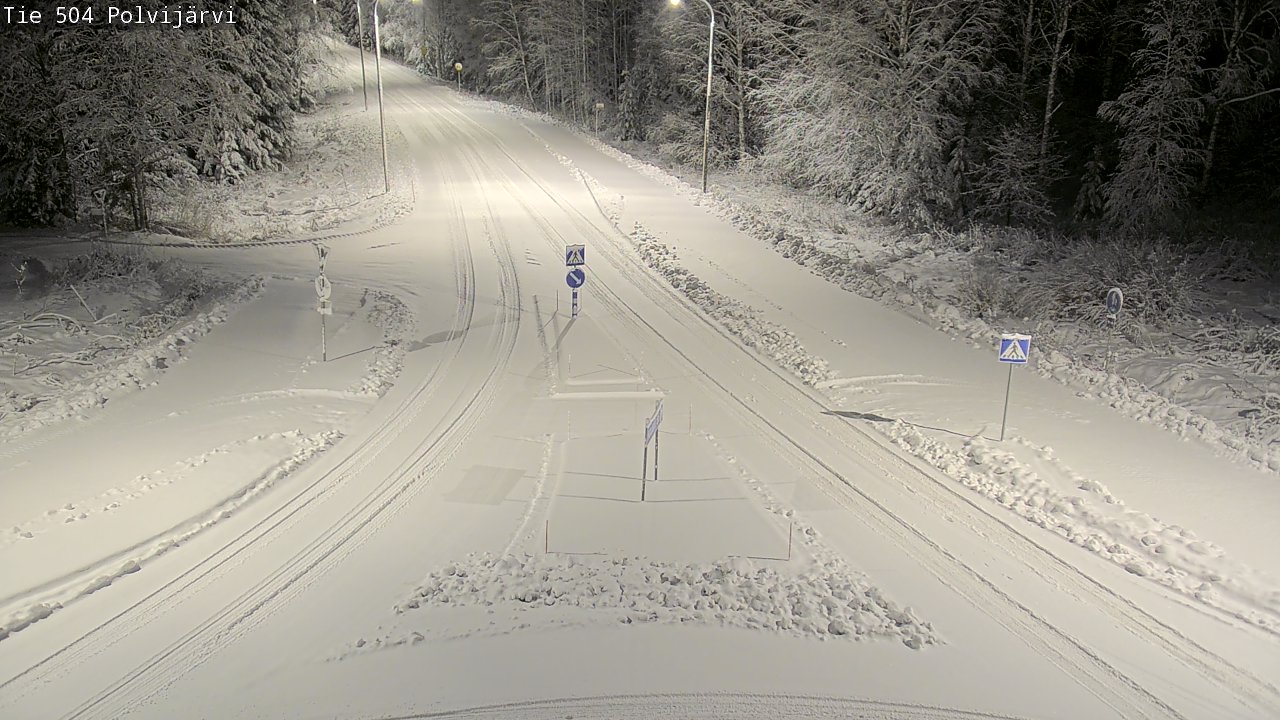 Kelikamerat Kuva Tie 504 Polvijärvi, Polvijärvi, Pohjois-Karjala