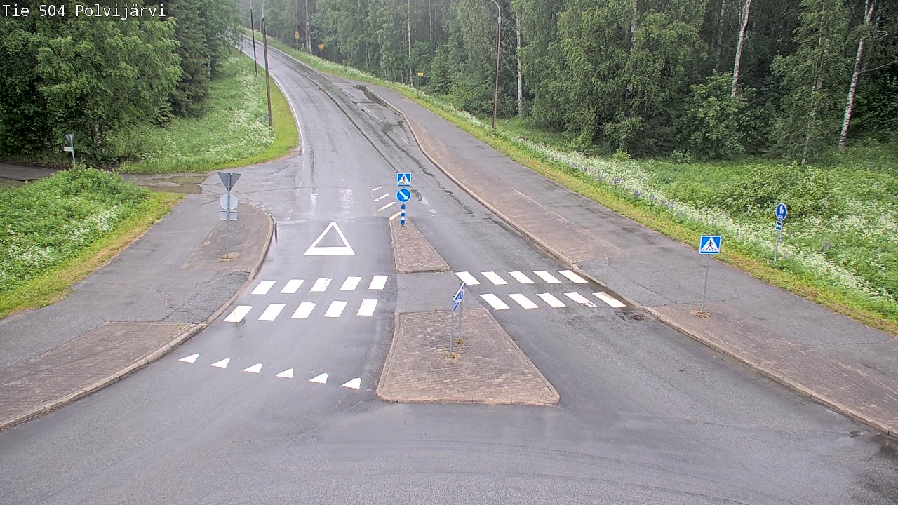 Kelikamerat Kuva Tie 504 Polvijärvi, Polvijärvi, Pohjois-Karjala