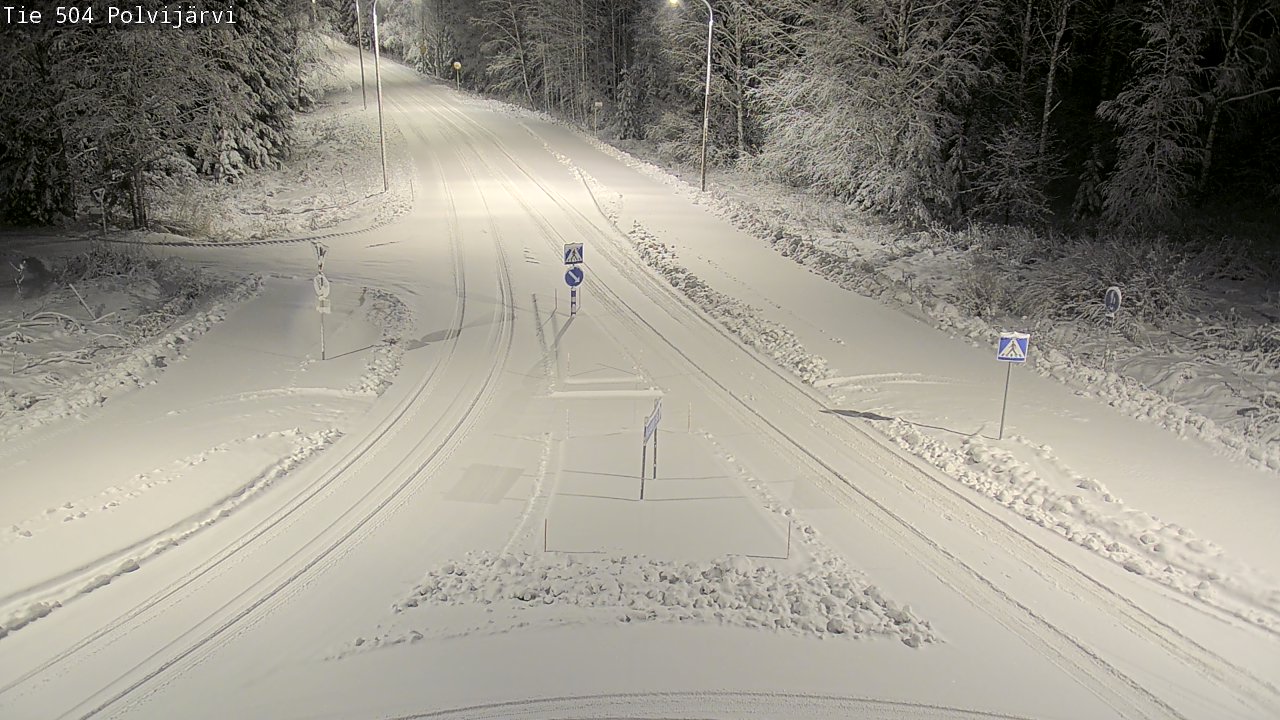 Kelikamerat Kuva Tie 504 Polvijärvi, Polvijärvi, Pohjois-Karjala
