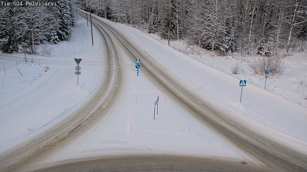 Weather Camera Image Road 504 Polvijärvi, Polvijärvi, Pohjois-Karjala