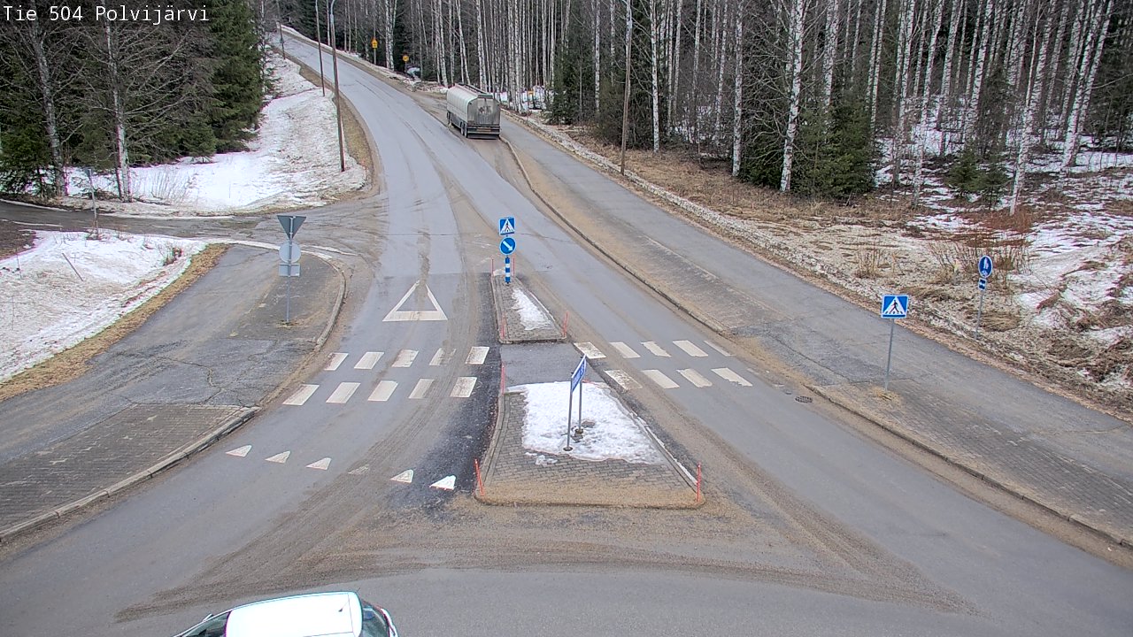 Weather Camera Image Road 504 Polvijärvi, Polvijärvi, Pohjois-Karjala