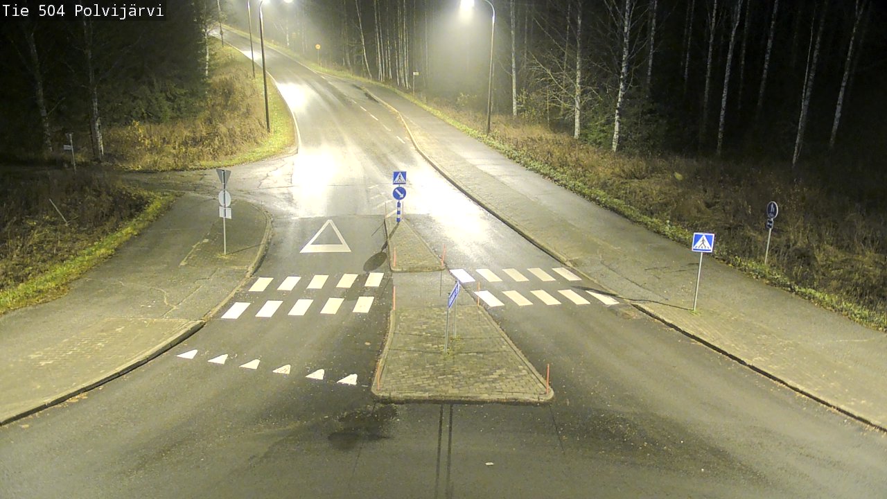 Kelikamerat Kuva Tie 504 Polvijärvi, Polvijärvi, Pohjois-Karjala