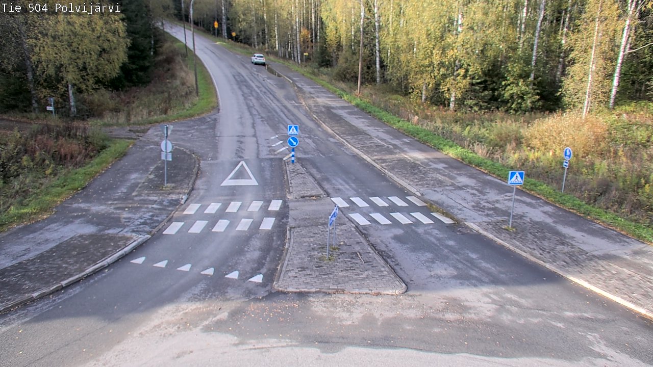 Kelikamerat Kuva Tie 504 Polvijärvi, Polvijärvi, Pohjois-Karjala