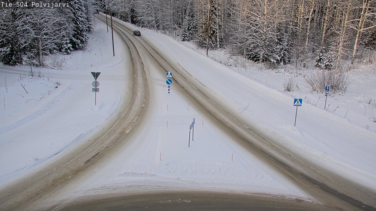 Kelikamerat Kuva Tie 504 Polvijärvi, Polvijärvi, Pohjois-Karjala