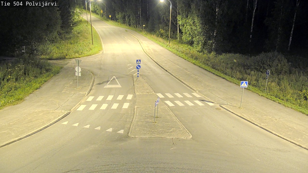 Kelikamerat Kuva Tie 504 Polvijärvi, Polvijärvi, Pohjois-Karjala