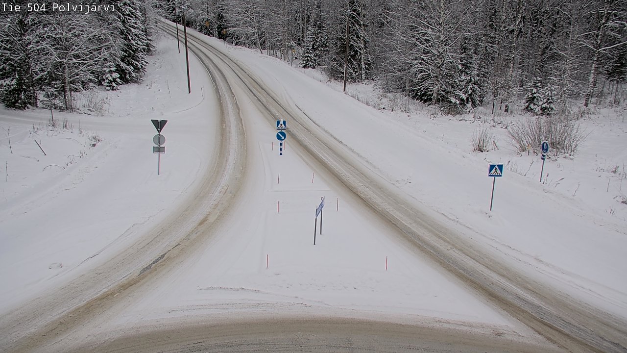 Kelikamerat Kuva Tie 504 Polvijärvi, Polvijärvi, Pohjois-Karjala