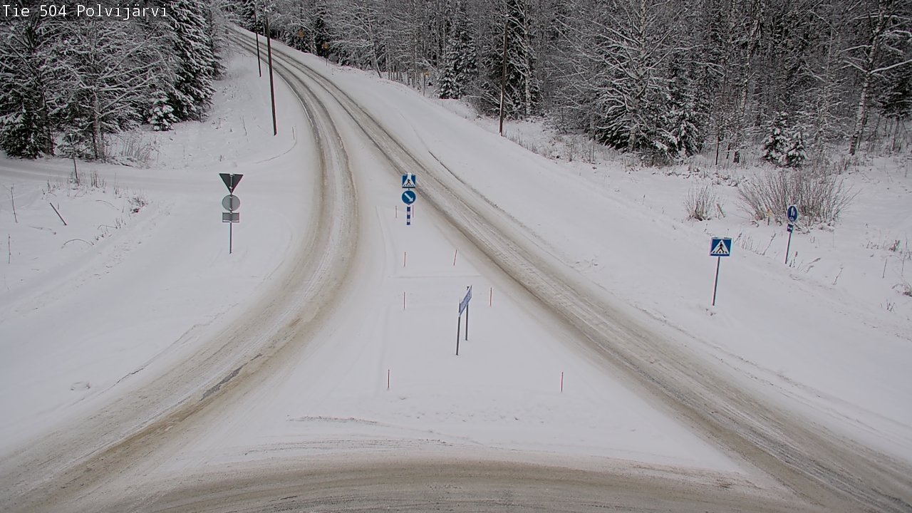 Kelikamerat Kuva Tie 504 Polvijärvi, Polvijärvi, Pohjois-Karjala