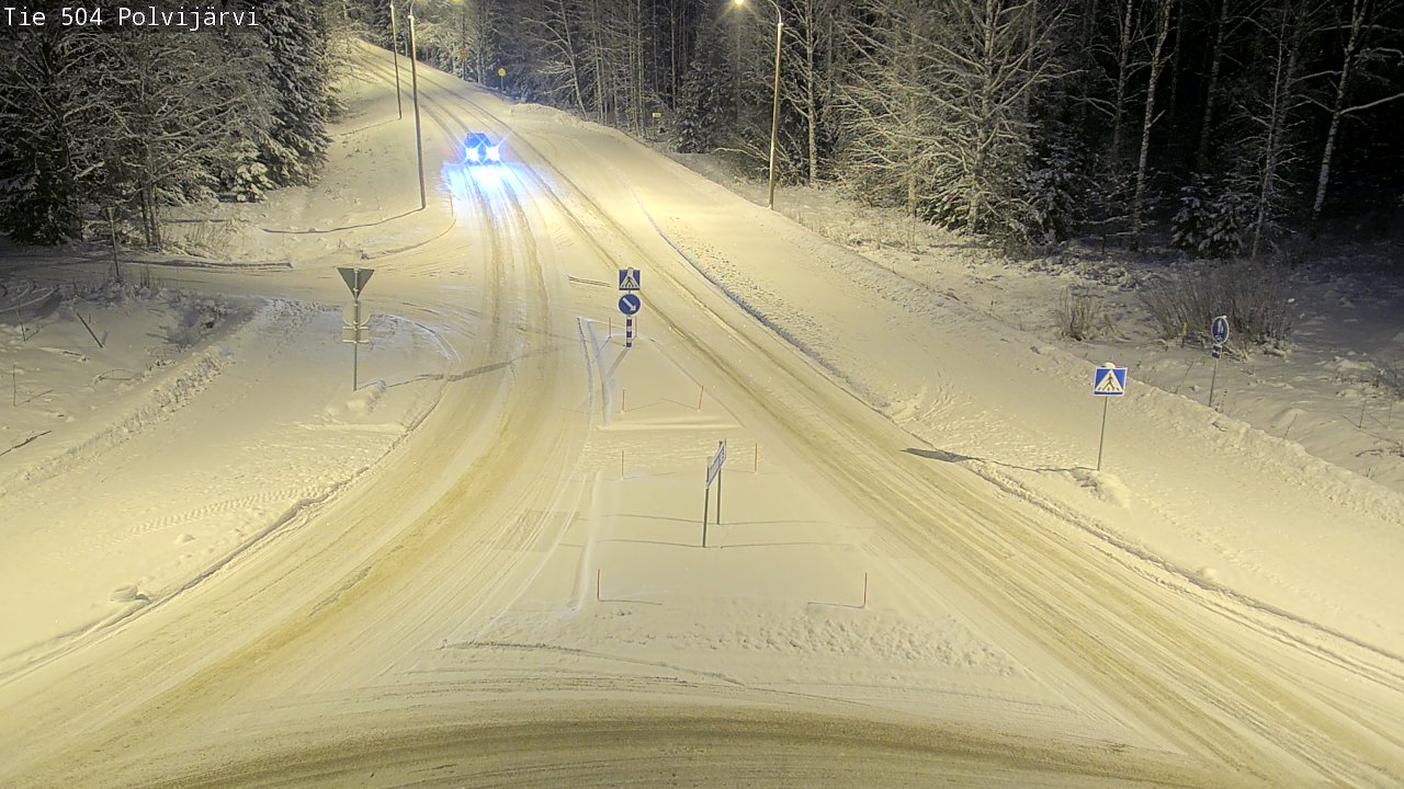 Kelikamerat Kuva Tie 504 Polvijärvi, Polvijärvi, Pohjois-Karjala