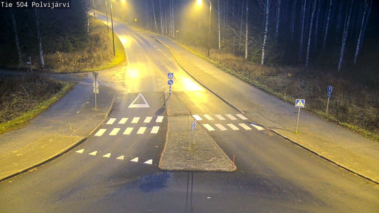 Kelikamerat Kuva Tie 504 Polvijärvi, Polvijärvi, Pohjois-Karjala