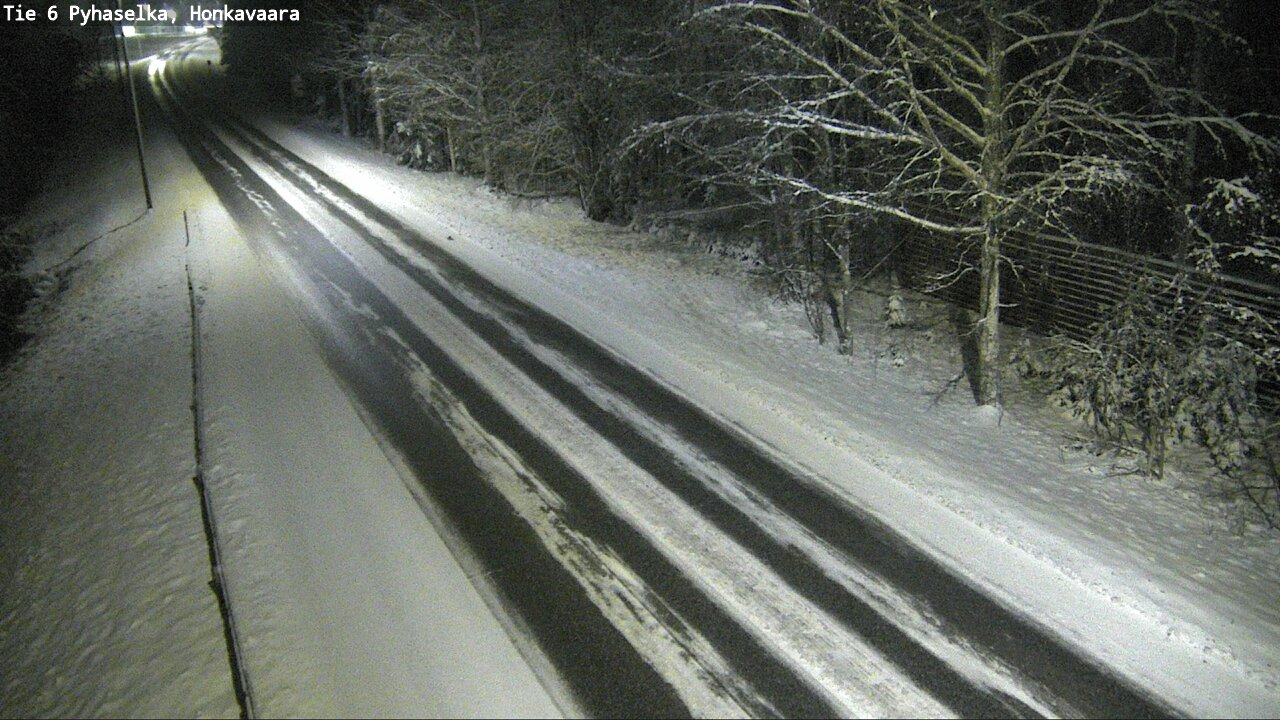 Weather Camera Image Väg 6 Joensuu, Honkavaara, Joensuu, Pohjois-Karjala