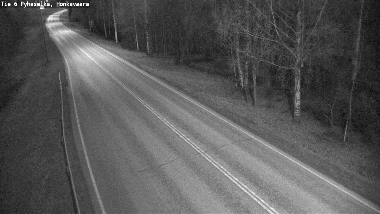 Weather Camera Image Väg 6 Joensuu, Honkavaara, Joensuu, Pohjois-Karjala