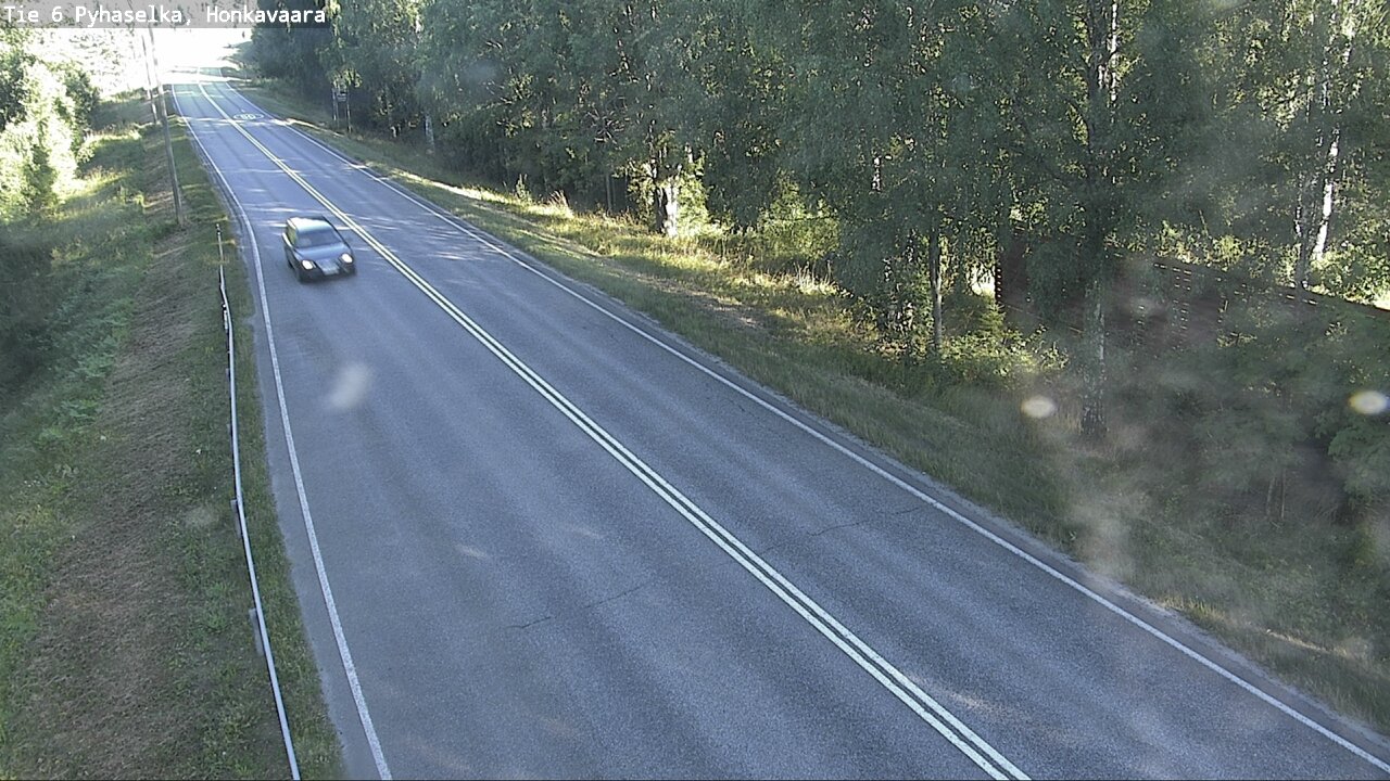 Weather Camera Image Väg 6 Joensuu, Honkavaara, Joensuu, Pohjois-Karjala