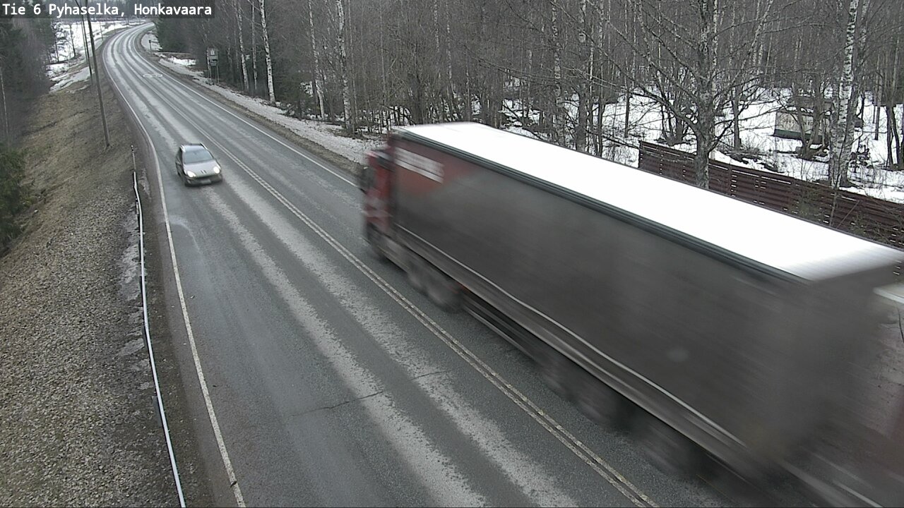 Weather Camera Image Road 6 Joensuu, Honkavaara, Joensuu, Pohjois-Karjala