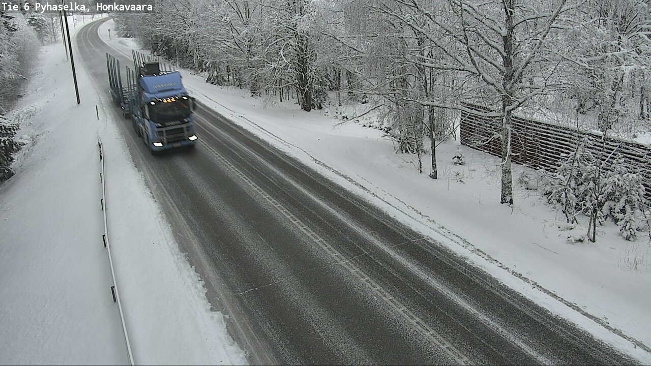Weather Camera Image Väg 6 Joensuu, Honkavaara, Joensuu, Pohjois-Karjala
