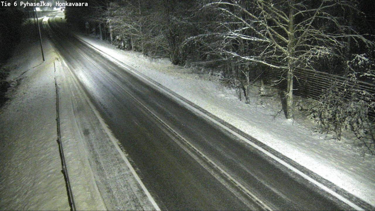 Weather Camera Image Väg 6 Joensuu, Honkavaara, Joensuu, Pohjois-Karjala