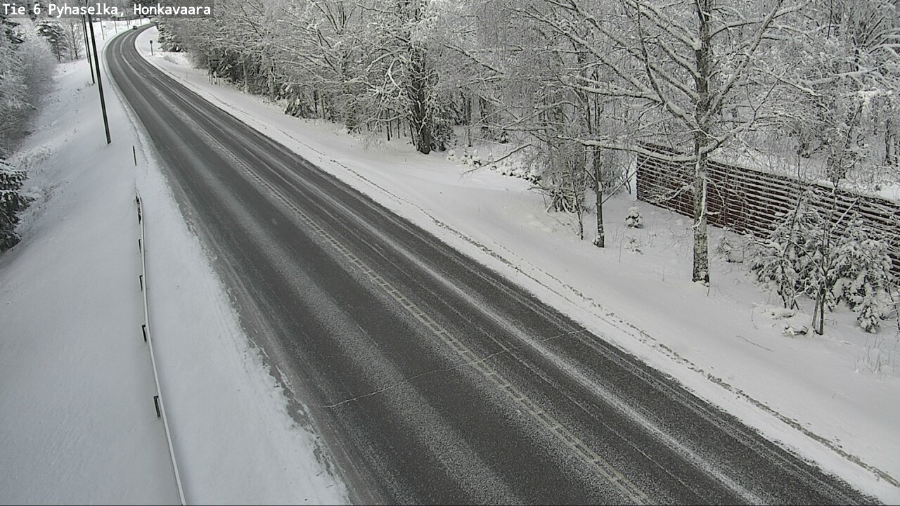 Weather Camera Image Väg 6 Joensuu, Honkavaara, Joensuu, Pohjois-Karjala