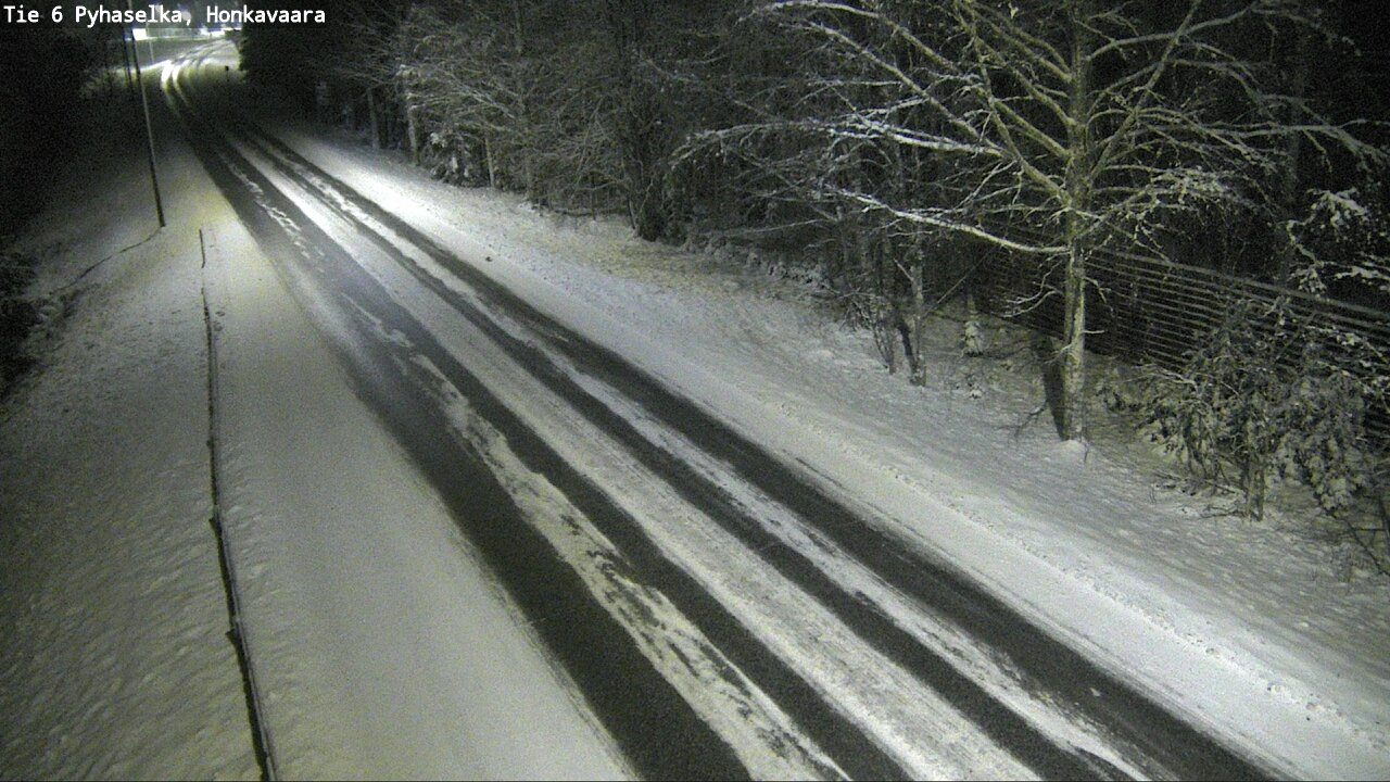 Weather Camera Image Väg 6 Joensuu, Honkavaara, Joensuu, Pohjois-Karjala