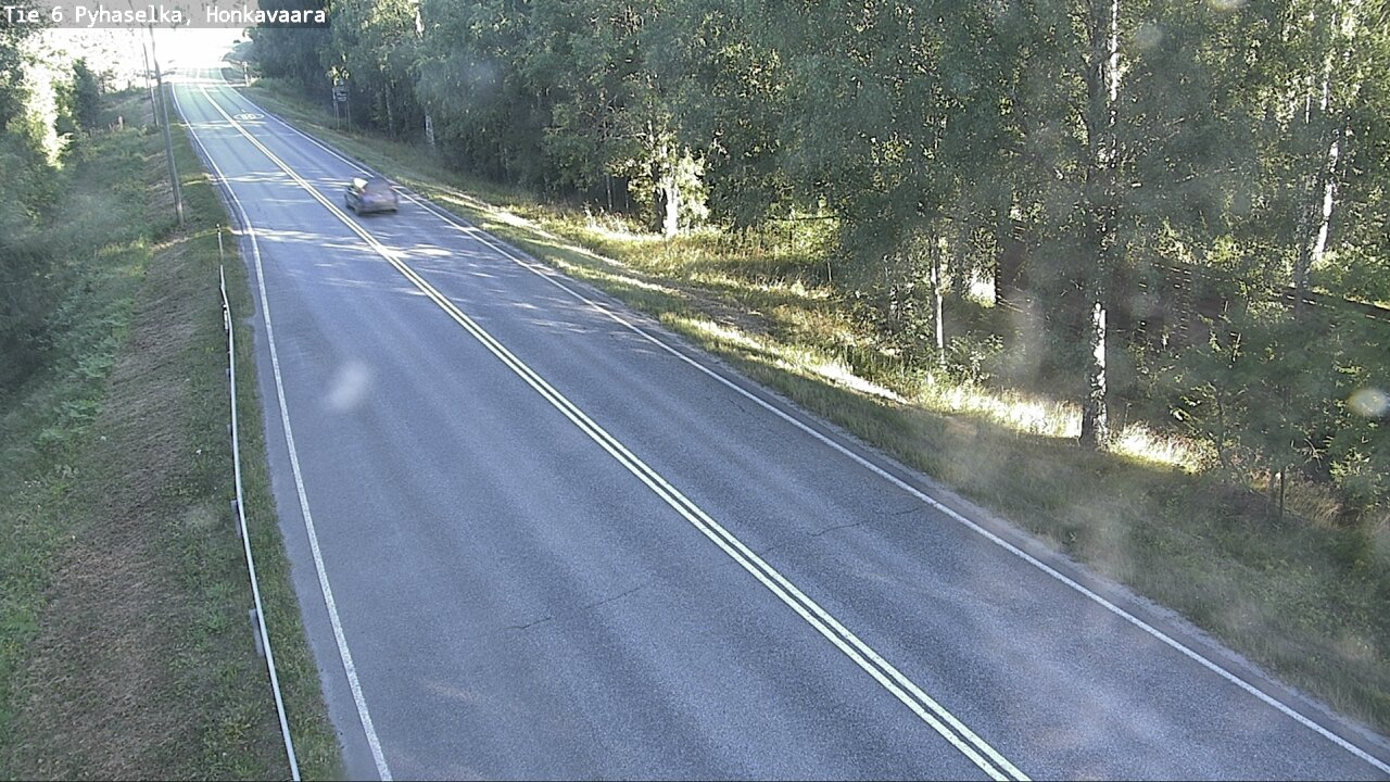 Weather Camera Image Väg 6 Joensuu, Honkavaara, Joensuu, Pohjois-Karjala
