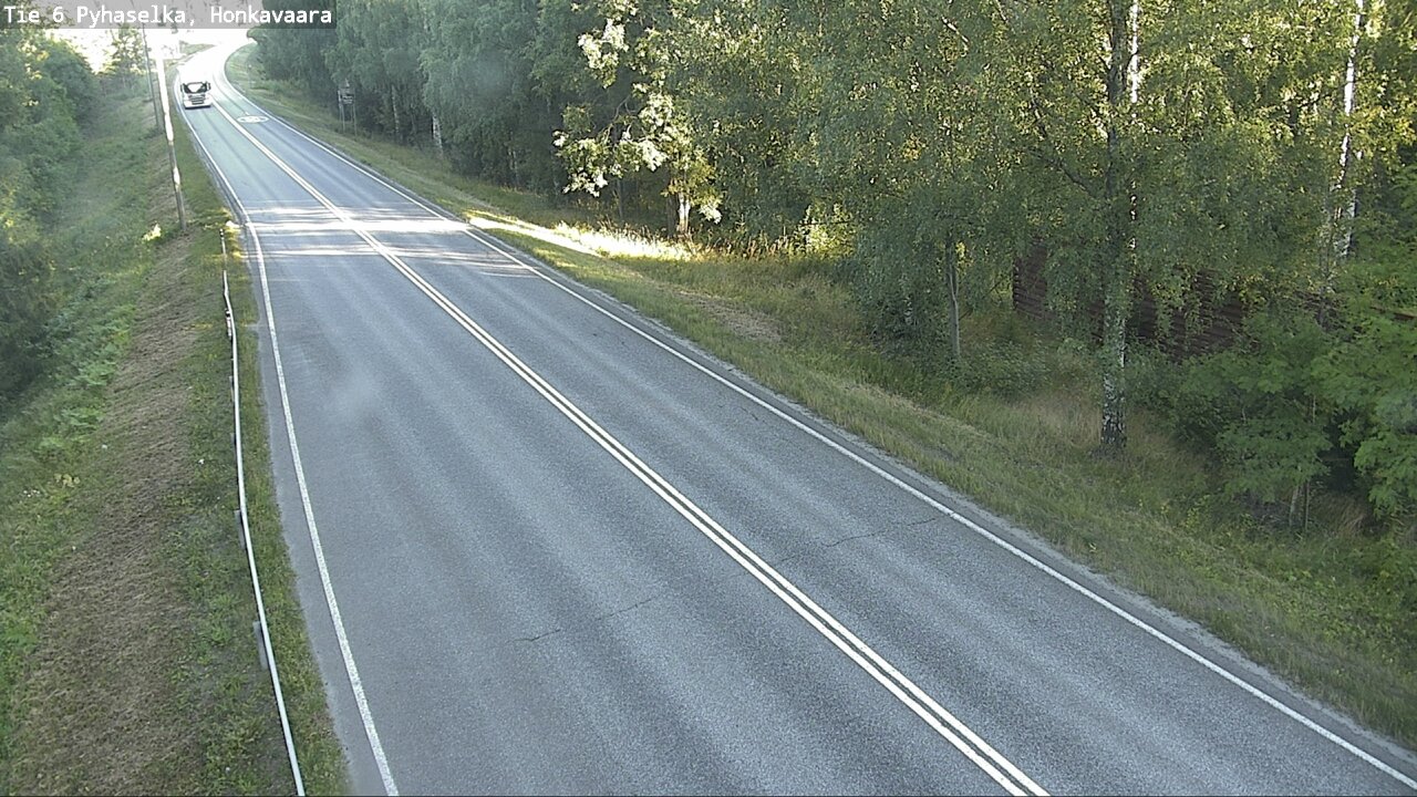 Weather Camera Image Väg 6 Joensuu, Honkavaara, Joensuu, Pohjois-Karjala