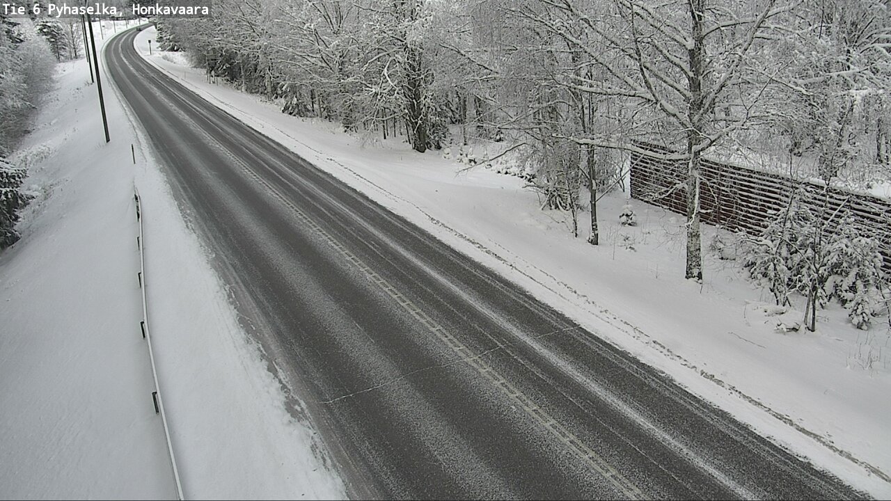 Weather Camera Image Väg 6 Joensuu, Honkavaara, Joensuu, Pohjois-Karjala