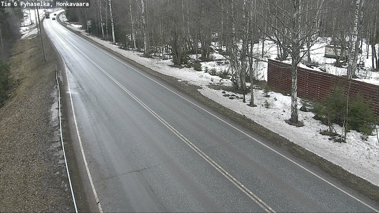 Weather Camera Image Road 6 Joensuu, Honkavaara, Joensuu, Pohjois-Karjala