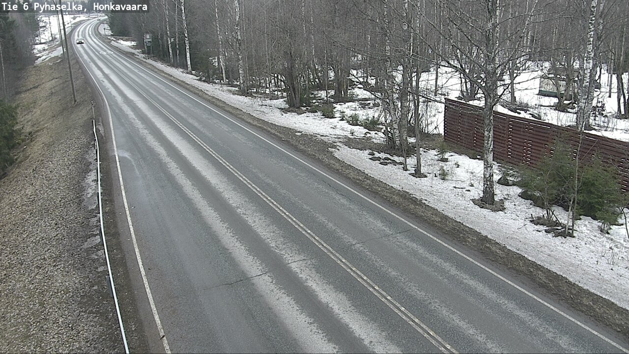 Weather Camera Image Road 6 Joensuu, Honkavaara, Joensuu, Pohjois-Karjala