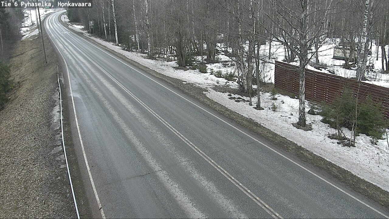 Weather Camera Image Road 6 Joensuu, Honkavaara, Joensuu, Pohjois-Karjala