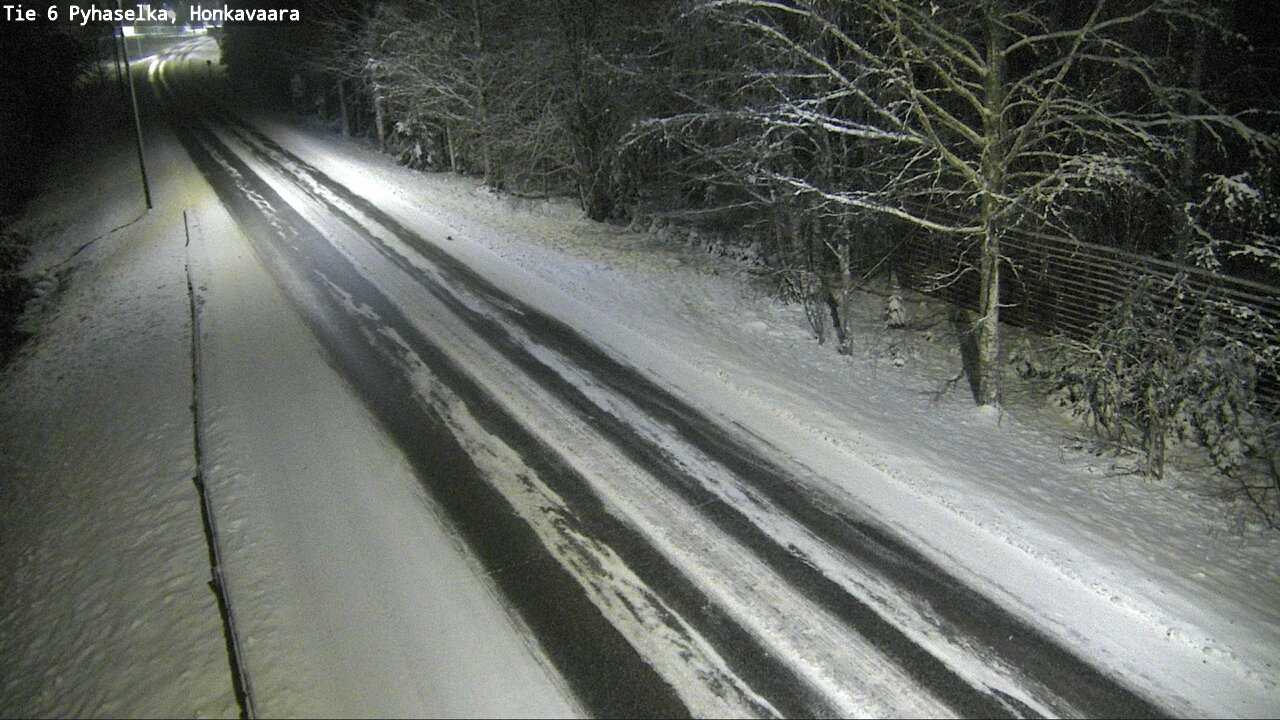Weather Camera Image Väg 6 Joensuu, Honkavaara, Joensuu, Pohjois-Karjala