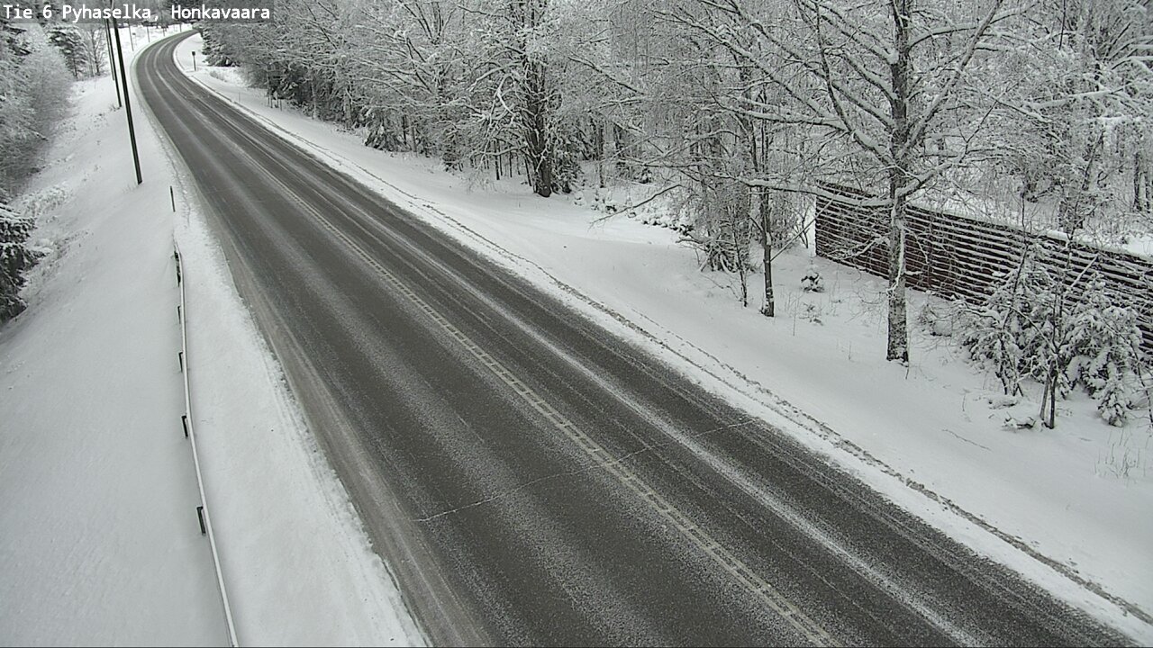 Weather Camera Image Väg 6 Joensuu, Honkavaara, Joensuu, Pohjois-Karjala