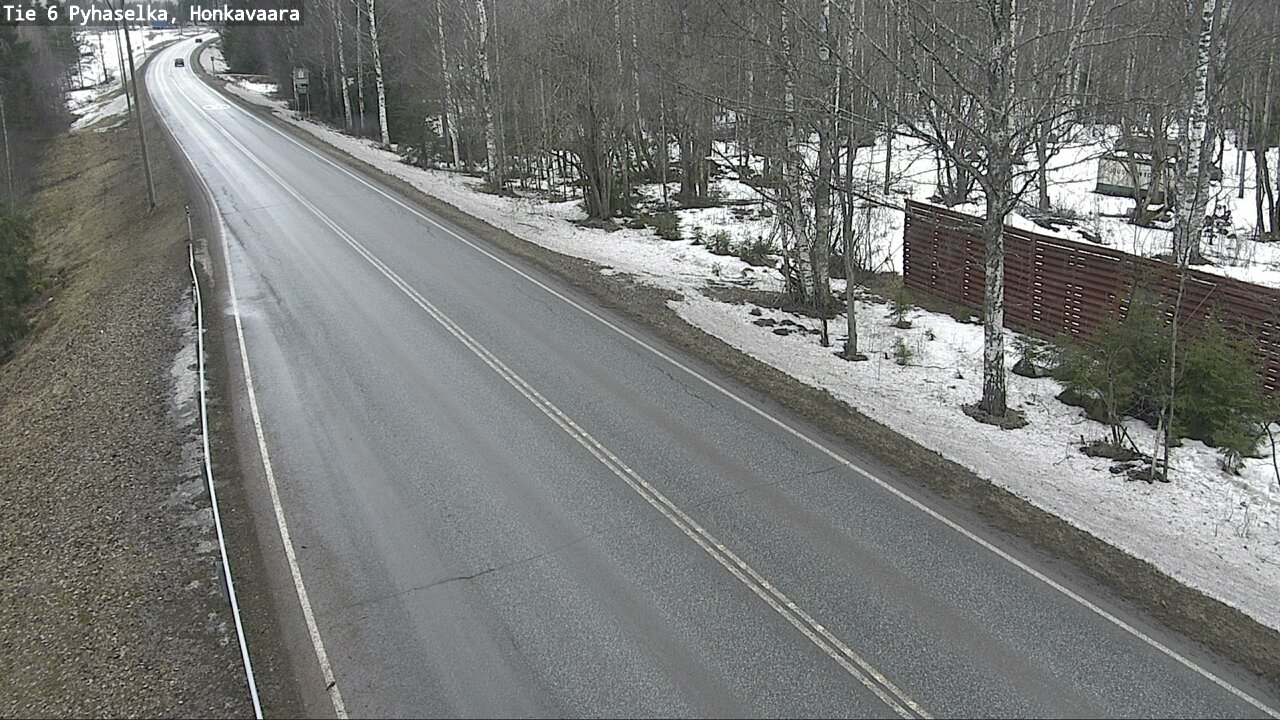 Weather Camera Image Road 6 Joensuu, Honkavaara, Joensuu, Pohjois-Karjala