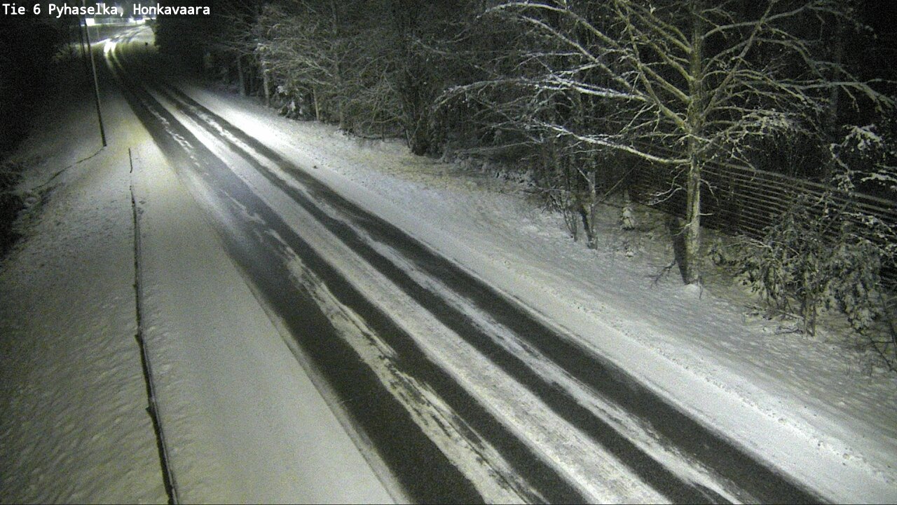 Weather Camera Image Väg 6 Joensuu, Honkavaara, Joensuu, Pohjois-Karjala