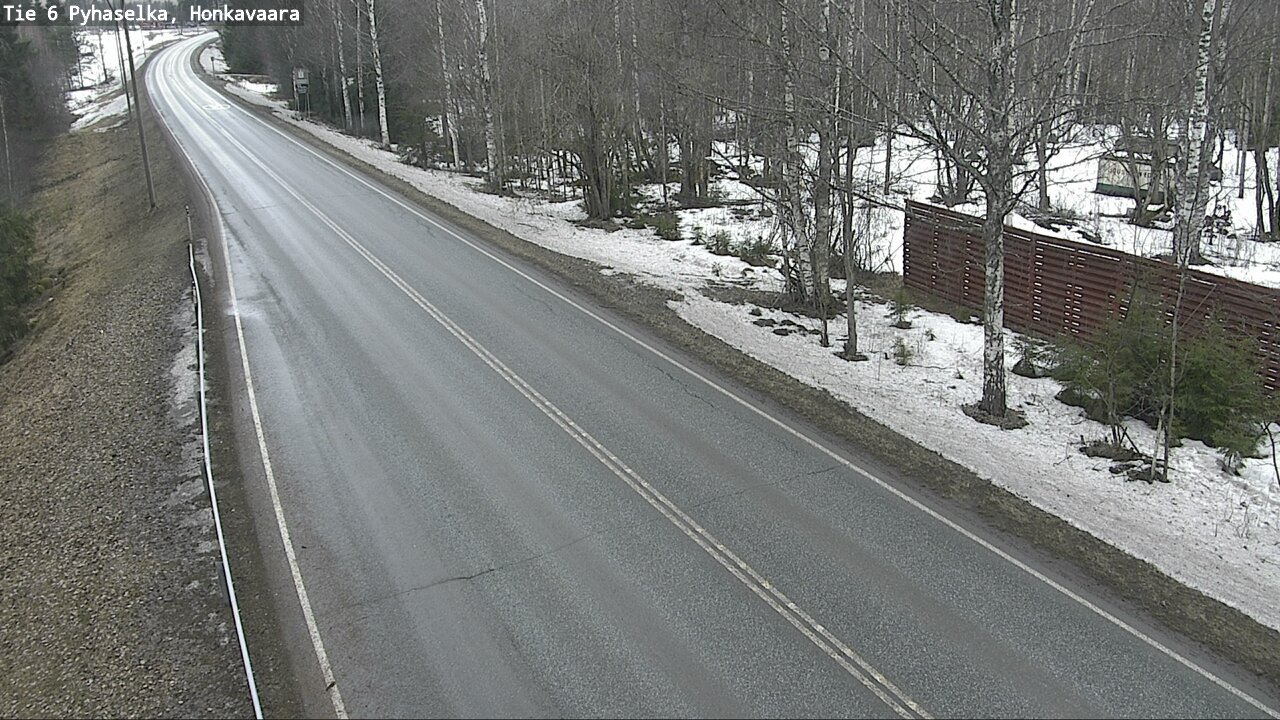 Weather Camera Image Road 6 Joensuu, Honkavaara, Joensuu, Pohjois-Karjala