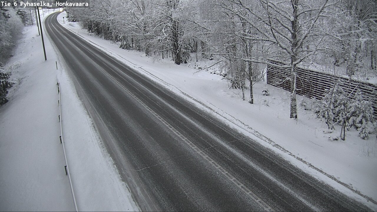Weather Camera Image Väg 6 Joensuu, Honkavaara, Joensuu, Pohjois-Karjala