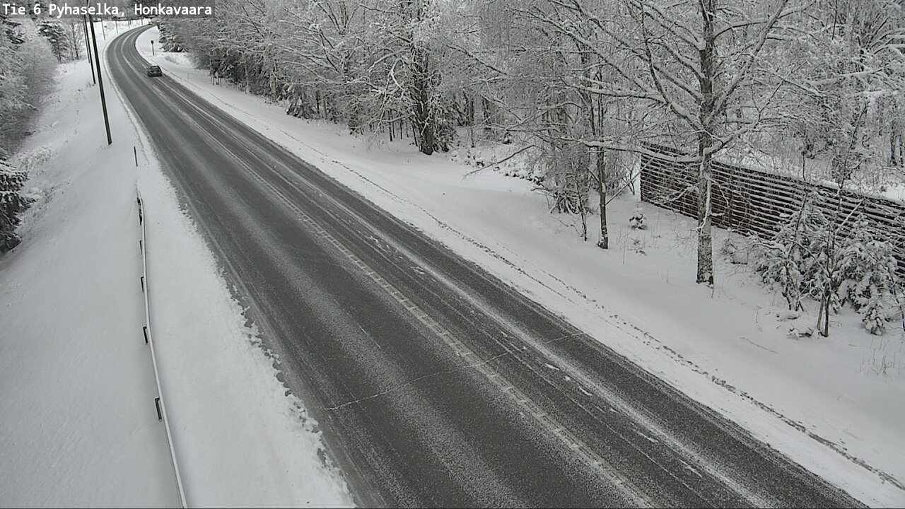 Weather Camera Image Road 6 Joensuu, Honkavaara, Joensuu, Pohjois-Karjala