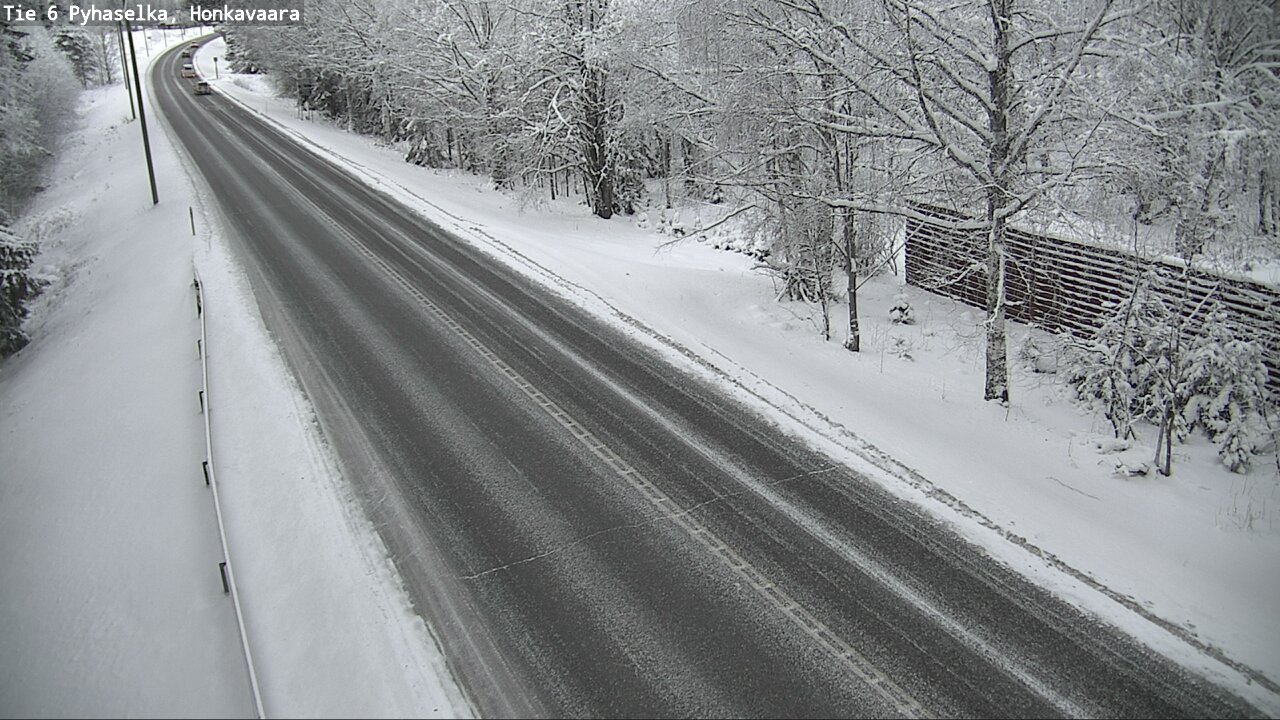 Weather Camera Image Väg 6 Joensuu, Honkavaara, Joensuu, Pohjois-Karjala