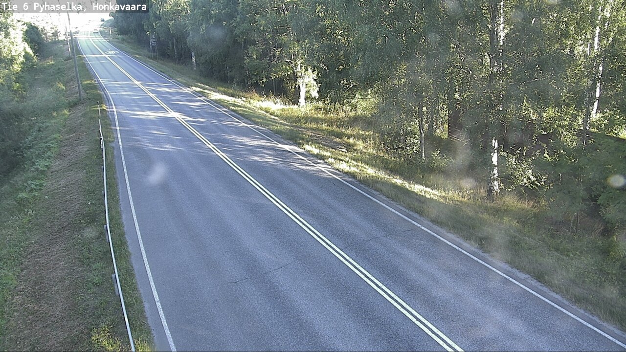 Weather Camera Image Väg 6 Joensuu, Honkavaara, Joensuu, Pohjois-Karjala