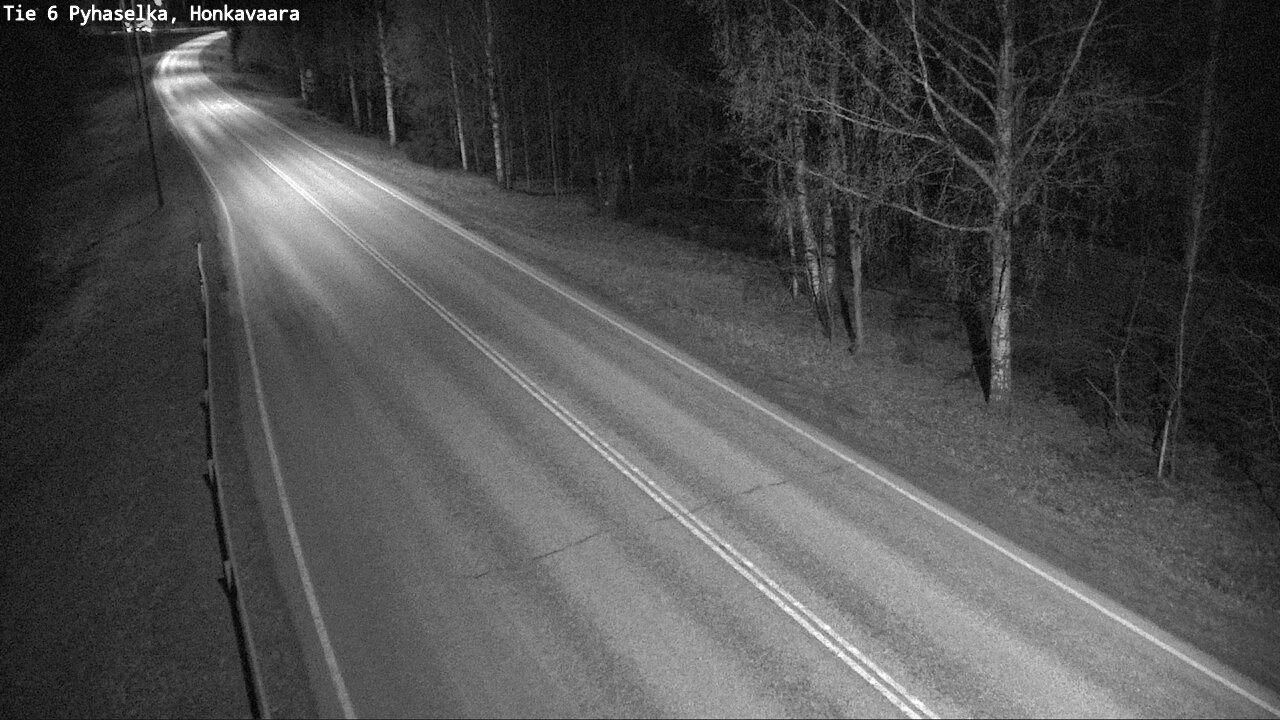 Weather Camera Image Road 6 Joensuu, Honkavaara, Joensuu, Pohjois-Karjala