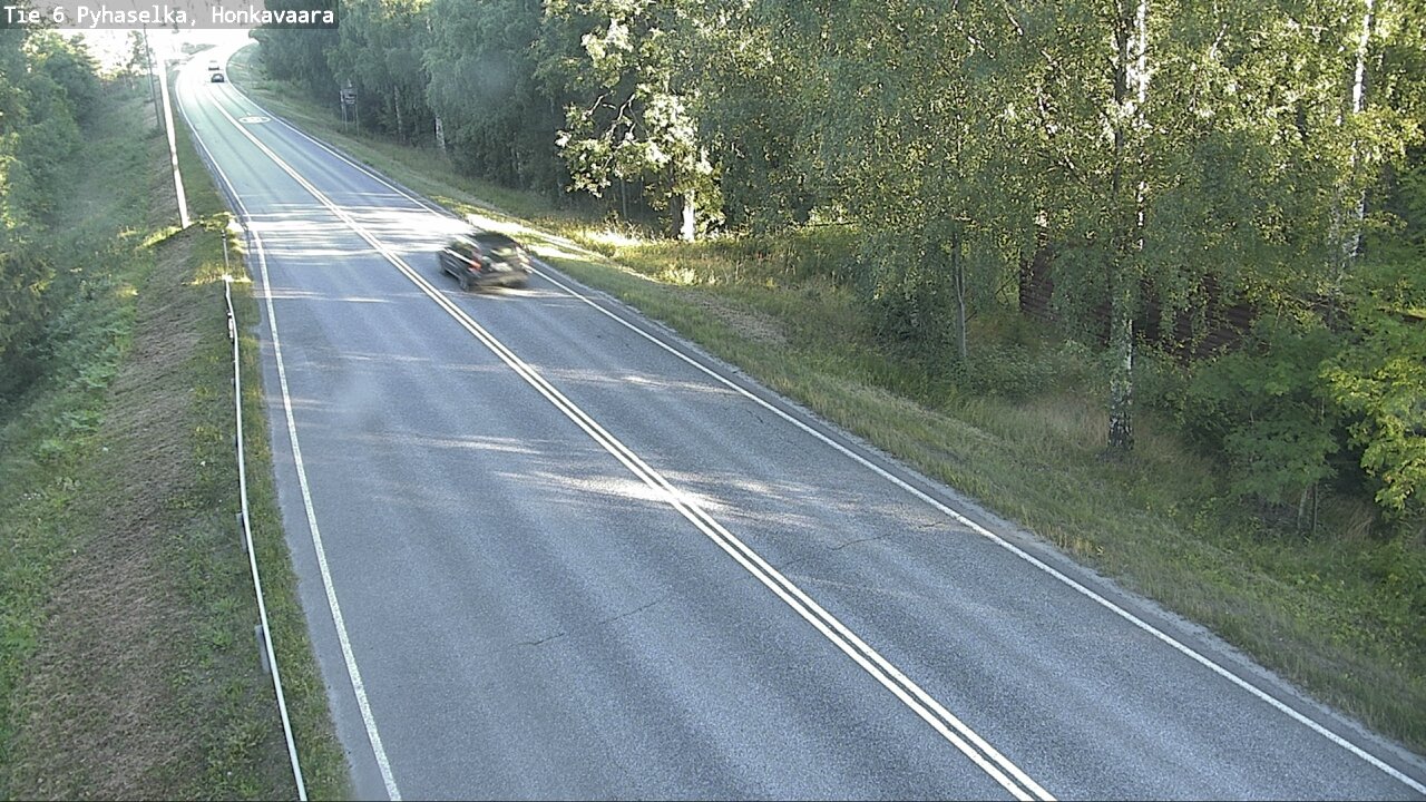 Weather Camera Image Väg 6 Joensuu, Honkavaara, Joensuu, Pohjois-Karjala