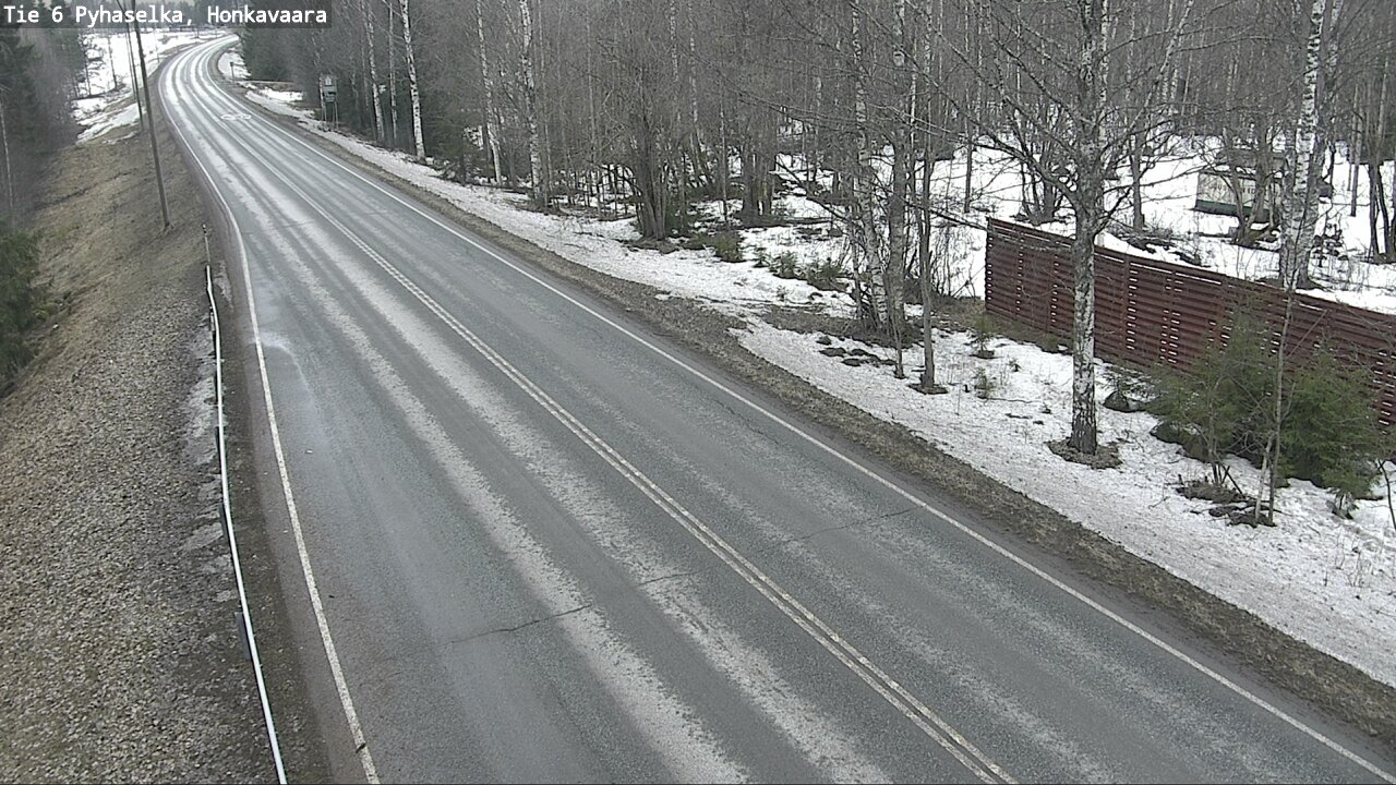 Weather Camera Image Road 6 Joensuu, Honkavaara, Joensuu, Pohjois-Karjala