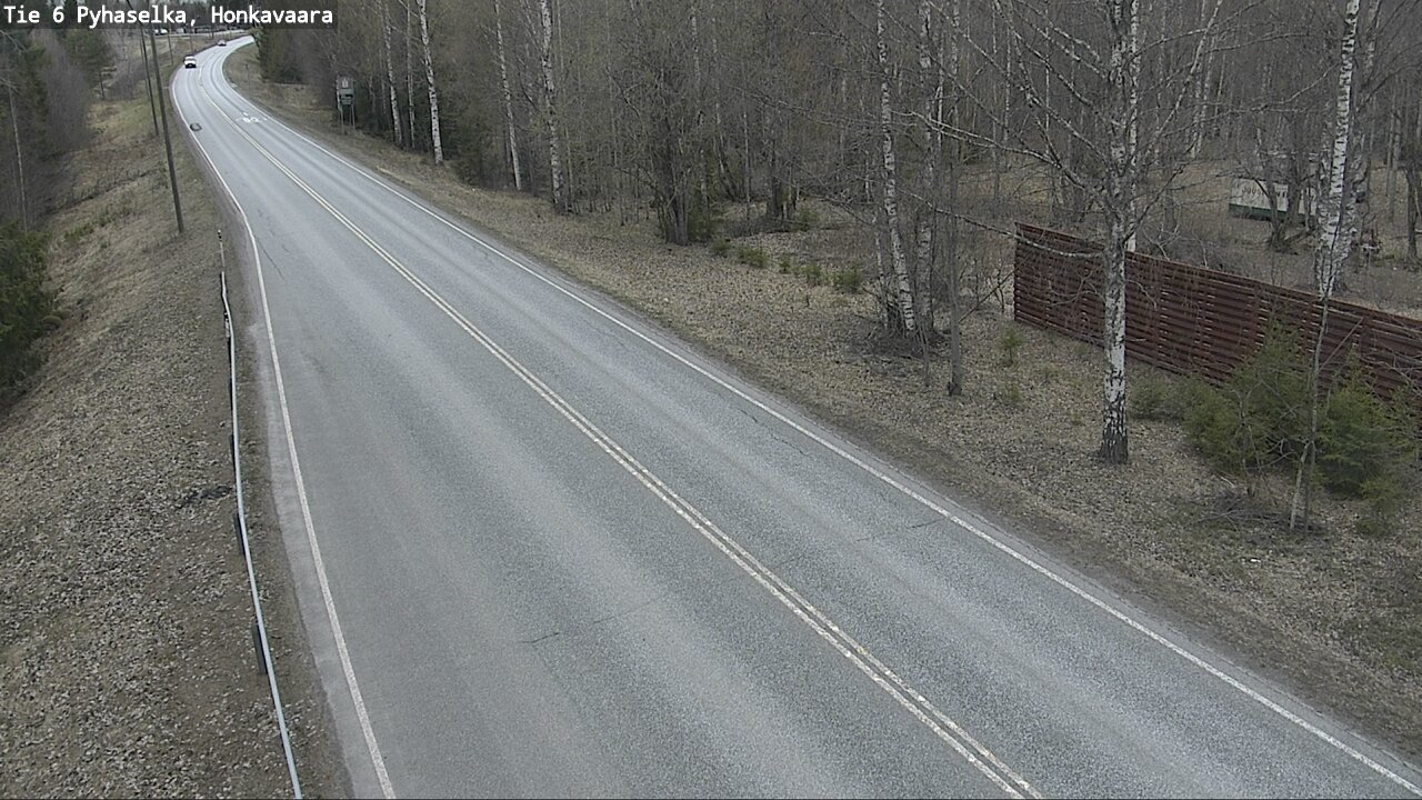 Weather Camera Image Väg 6 Joensuu, Honkavaara, Joensuu, Pohjois-Karjala