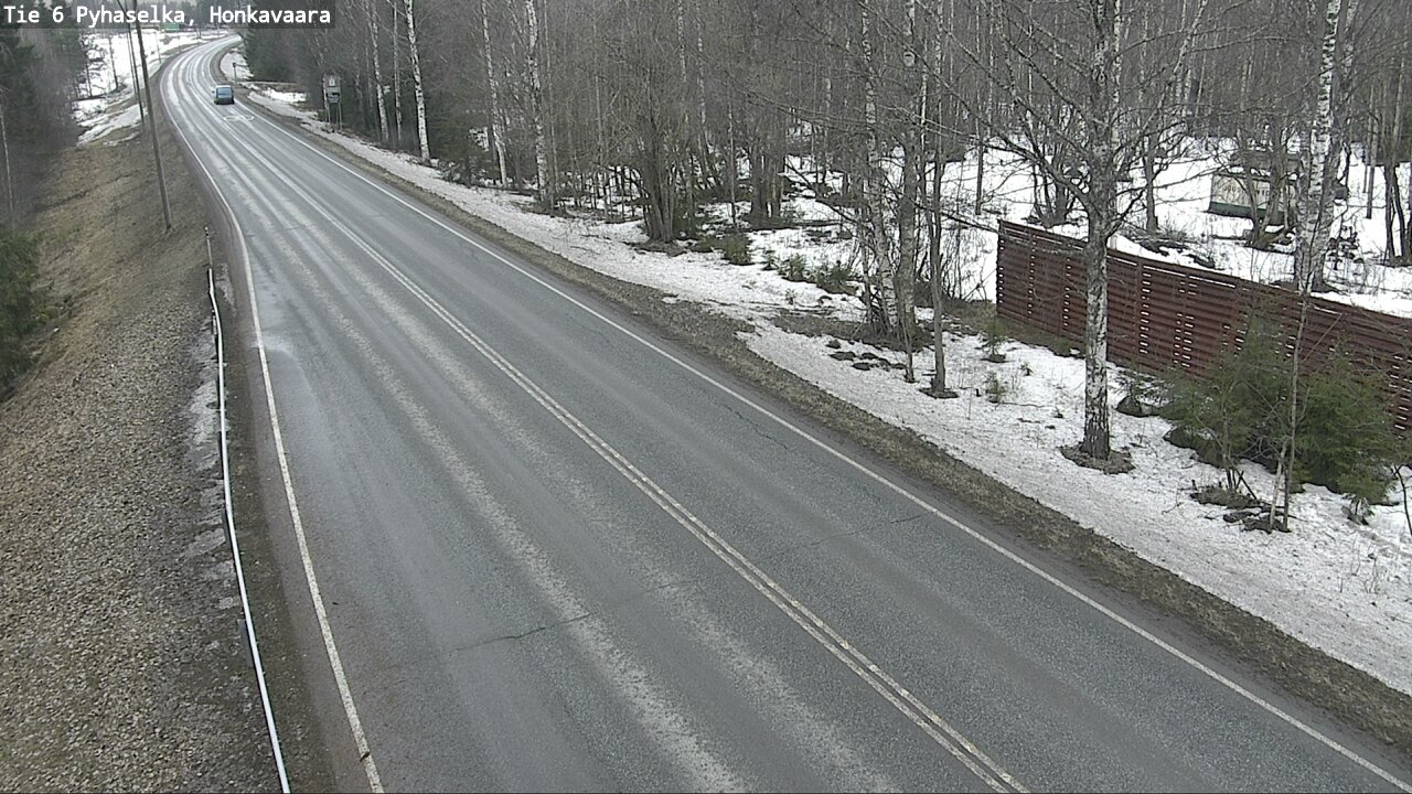 Weather Camera Image Road 6 Joensuu, Honkavaara, Joensuu, Pohjois-Karjala