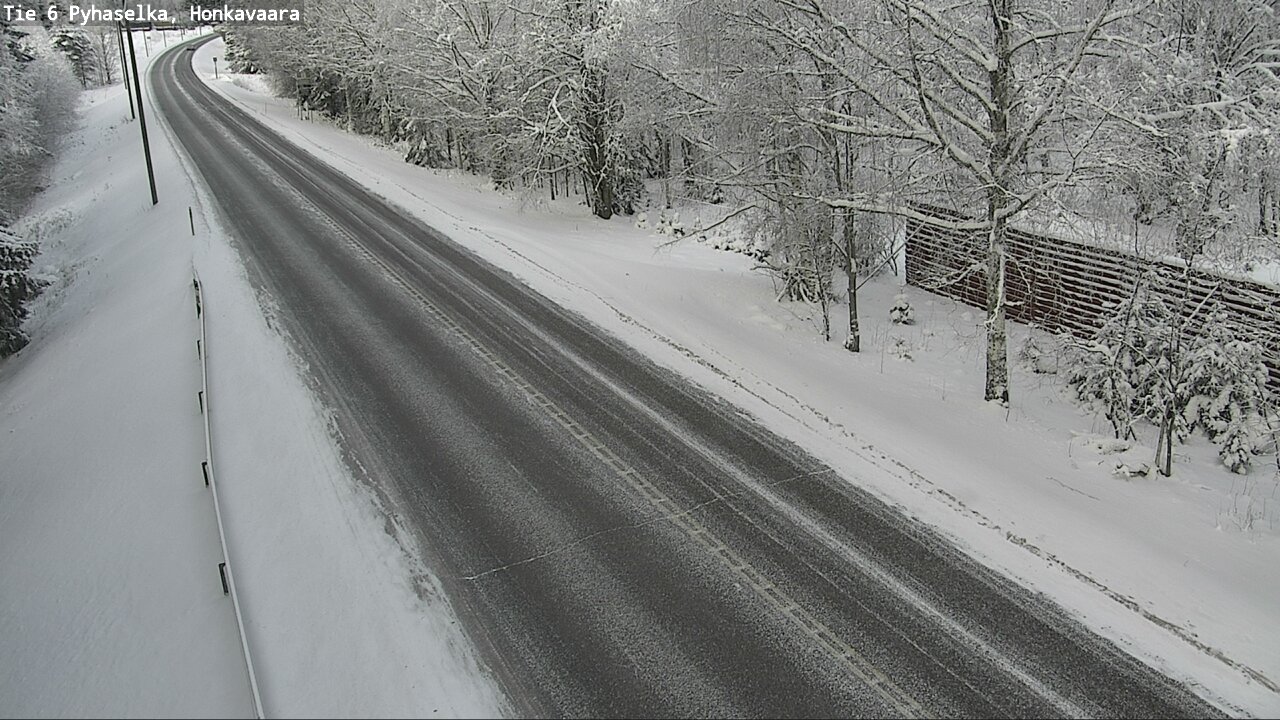 Weather Camera Image Väg 6 Joensuu, Honkavaara, Joensuu, Pohjois-Karjala