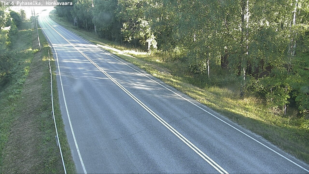 Weather Camera Image Väg 6 Joensuu, Honkavaara, Joensuu, Pohjois-Karjala