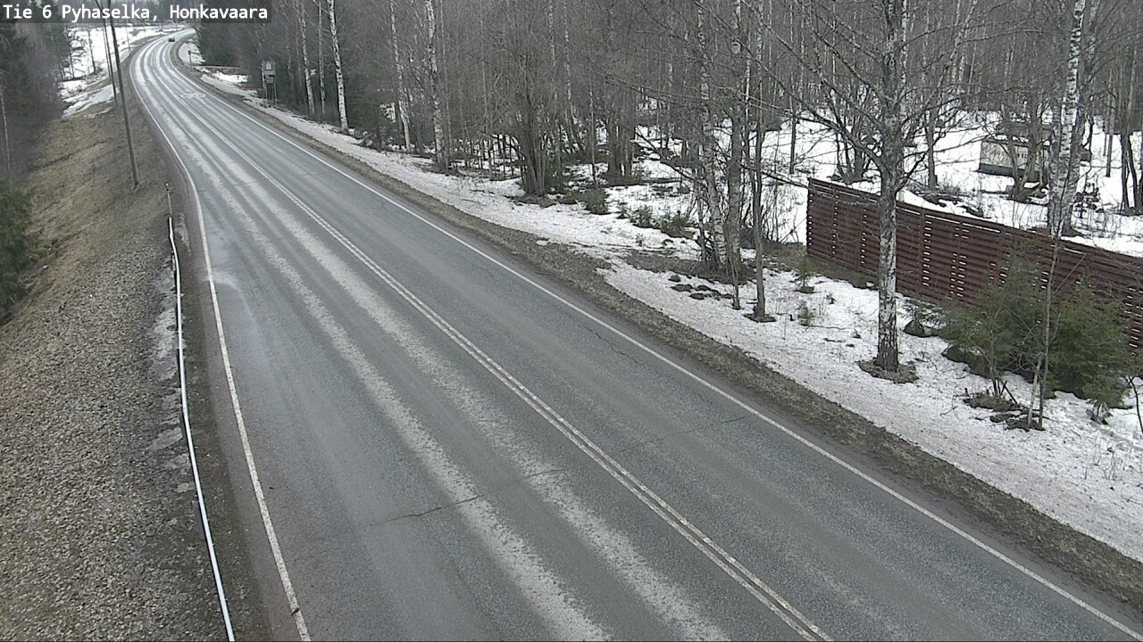 Weather Camera Image Road 6 Joensuu, Honkavaara, Joensuu, Pohjois-Karjala
