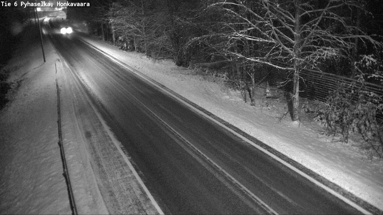 Weather Camera Image Väg 6 Joensuu, Honkavaara, Joensuu, Pohjois-Karjala