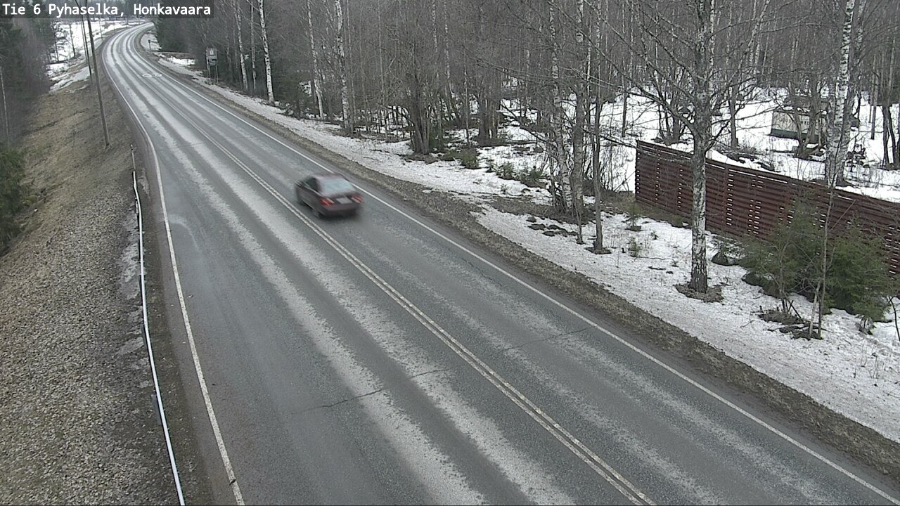 Weather Camera Image Road 6 Joensuu, Honkavaara, Joensuu, Pohjois-Karjala
